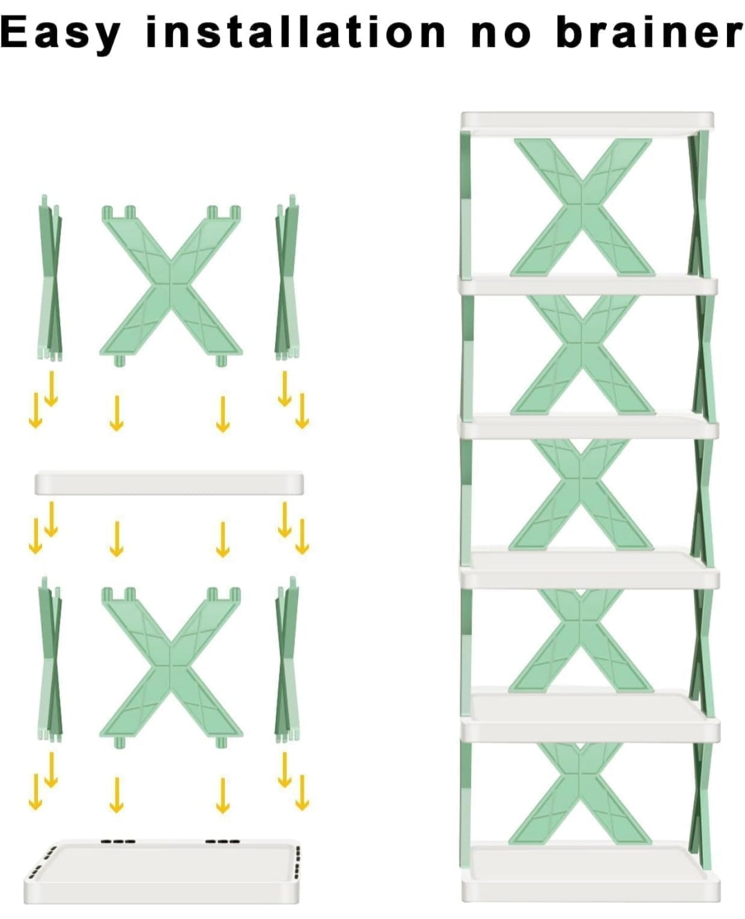 Foldable Shoe Rack - Space-Saving Storage, Sturdy & Portable | SwiftSpace