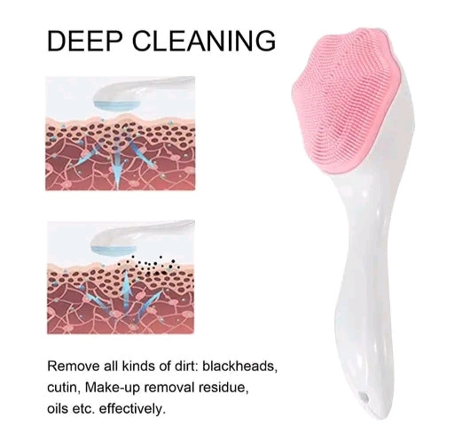 Purr-fect Clean: Cute Cat Paw Silicone Cleansing Brush for Deep & Gentle Skin Cleaning