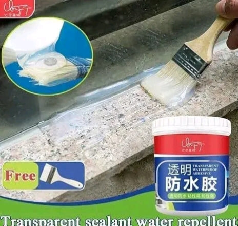 Ultra-Strong Transparent Waterproof Adhesive Sealant – Heat & Cold Resistant Gap Filler for Bathrooms, Windows, and Roofs