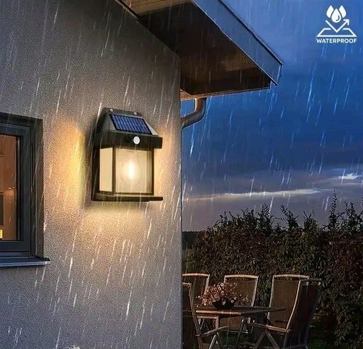 Solar Motion Sensor Light – 3-Work Mode Security Light with Adjustable Brightness, Weatherproof ABS Frame