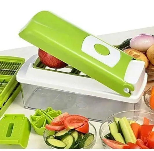 9-in-1 Vegetable Cutter with Basket