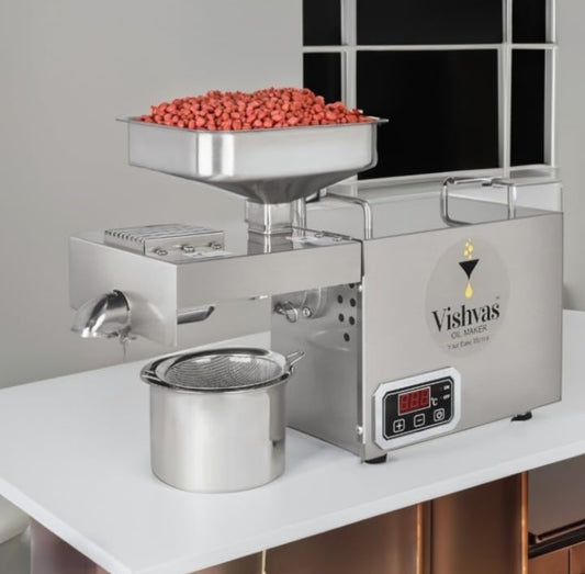 Vishvas Oil Maker – Cold Press & Refined Oil Extraction Machine for Healthy, Homemade Cooking Oils