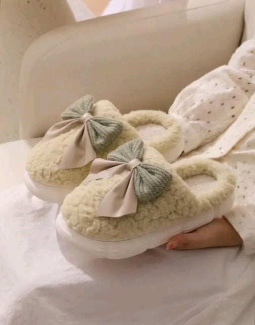 Cozy Postpartum Slippers – Ultra-Soft & Supportive (Pink/White/Light Green)