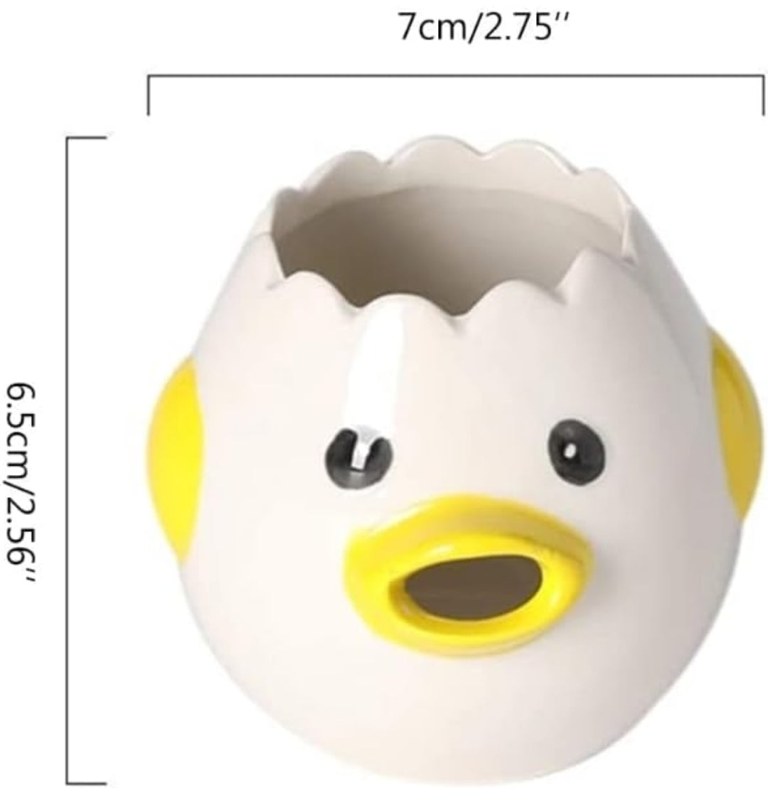 Handmade Ceramic Egg Separator – Perfect for Easy Egg White and Yolk Separation