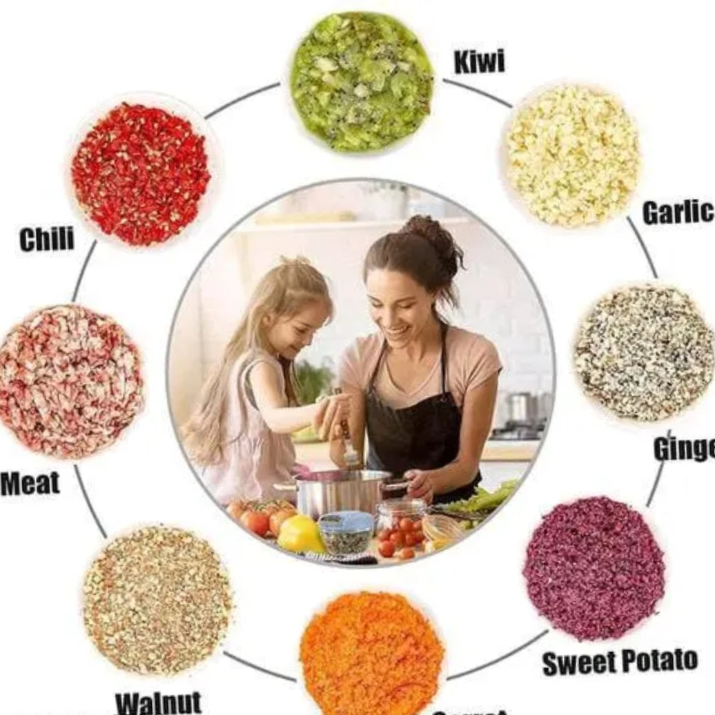 Manual food chopper