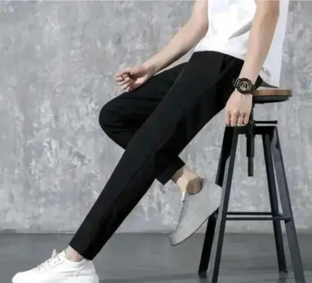 2-Piece Men’s Grey + Black Track Pants
