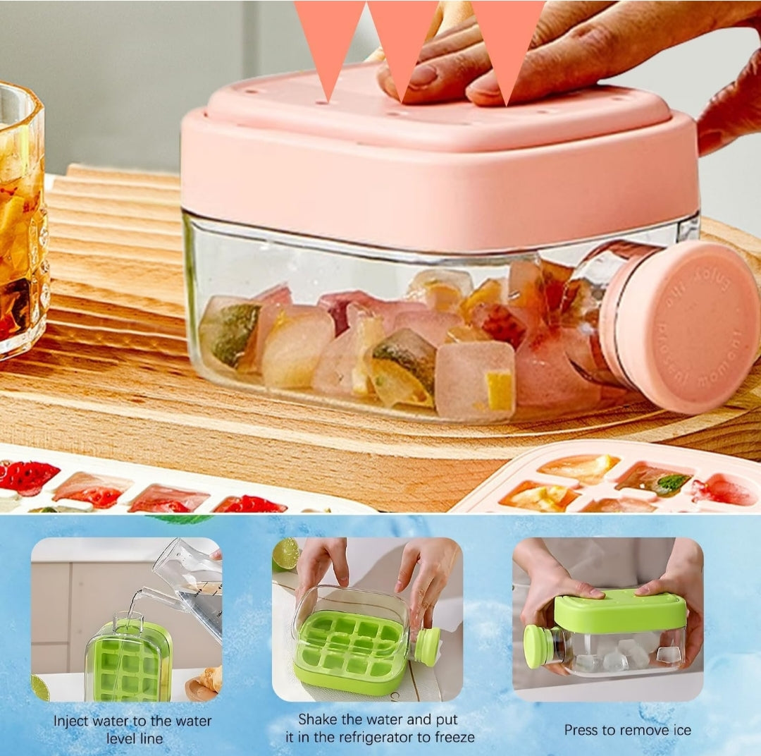 2-in-1 Magic Curling Ice Tray – Fast Freeze, Slow-Melt, Touch-Free Ice Cubes