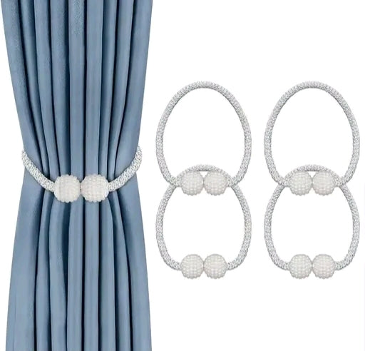 Magnetic Curtain Rope – No-Tie Smart Closure, Hands-Free Adjustable Curtain Holder, Strong & Stylish