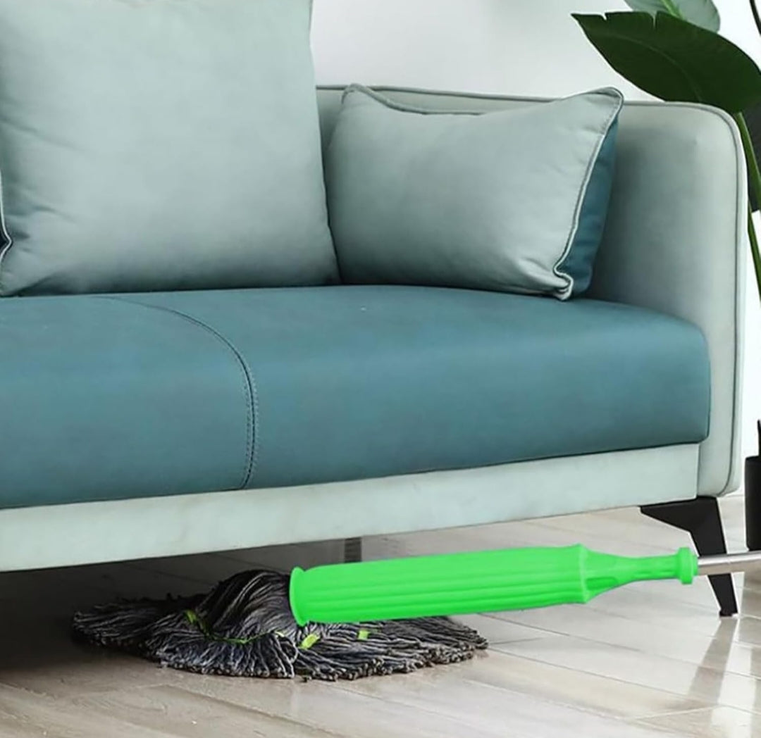 2-in-1 Dehydrated Self-Wringing Microfiber Mop with 360° Rotatable & Adjustable Handle