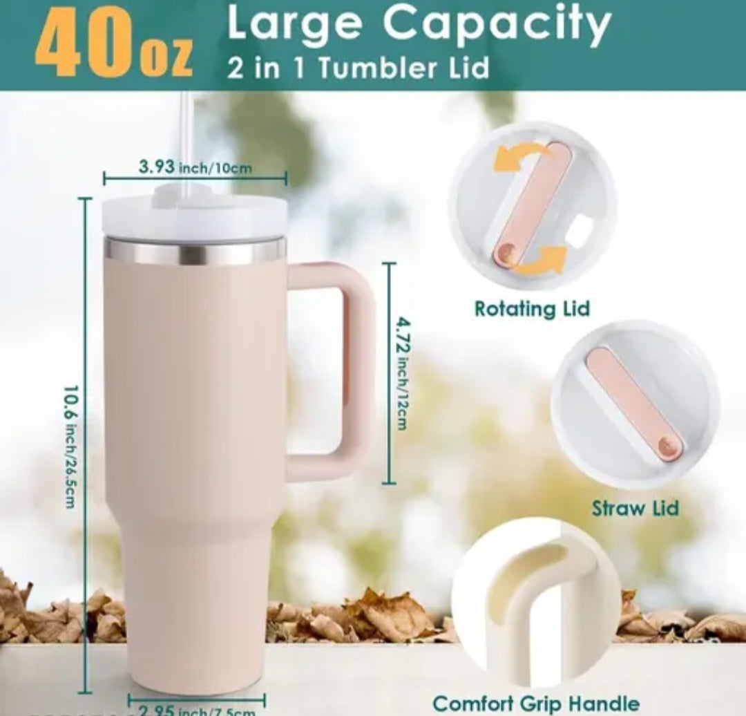“Aesthetic Mug Bottle with Straw – Pink Edition!"