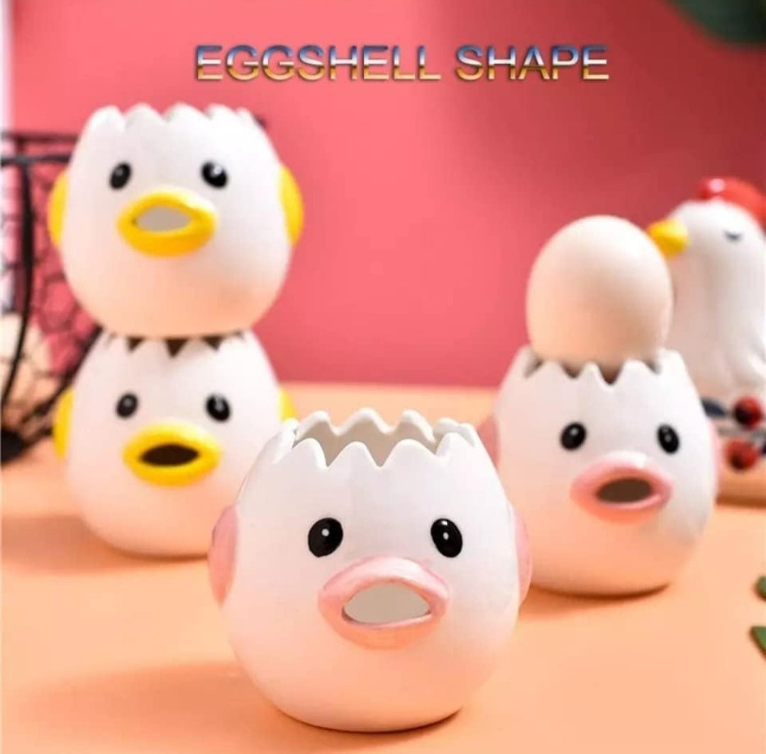 Handmade Ceramic Egg Separator – Perfect for Easy Egg White and Yolk Separation