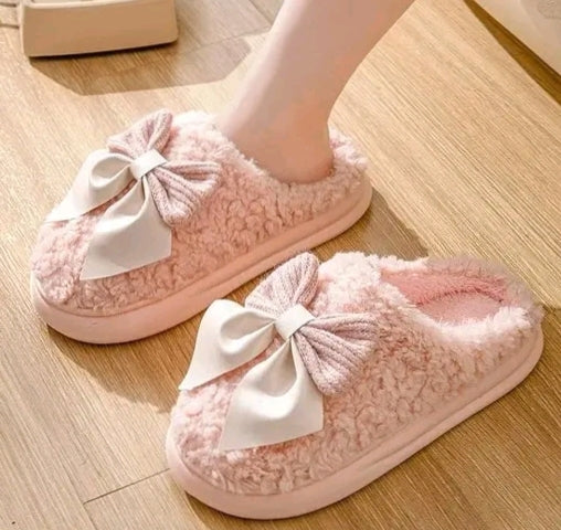 Cozy Postpartum Slippers – Ultra-Soft & Supportive (Pink/White/Light Green)