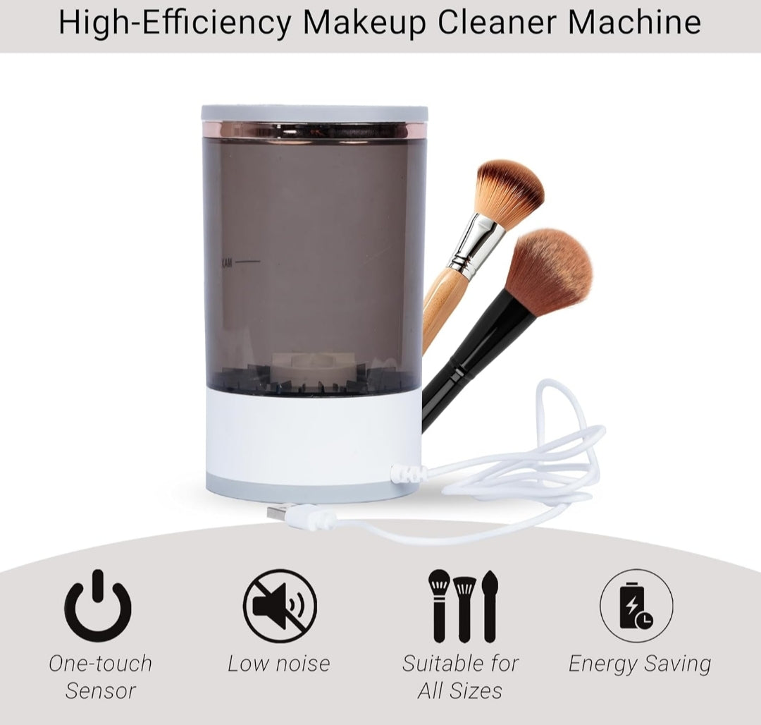 LEGEPRIME PICK High-Efficiency Makeup Cleaner Machine – One-Touch Sensor, Low Noise, Universal Brush Cleaning