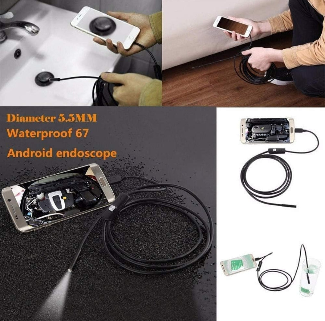 Vintage-Style Portable Phone Camera – Adjustable 6-Lens Waterproof IP67 for Retro Photography