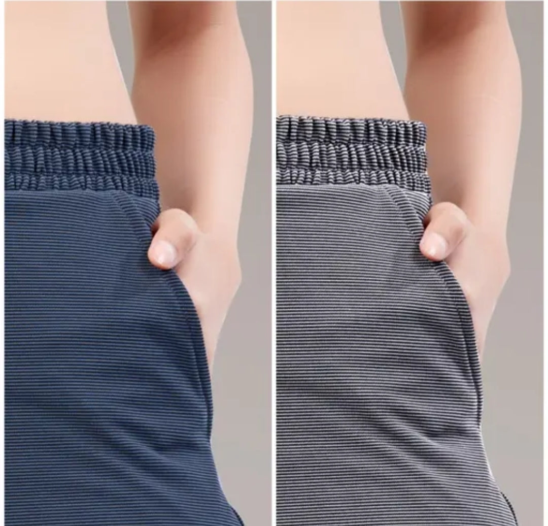 Pack of 2 womens track pants with navy blue and grey
