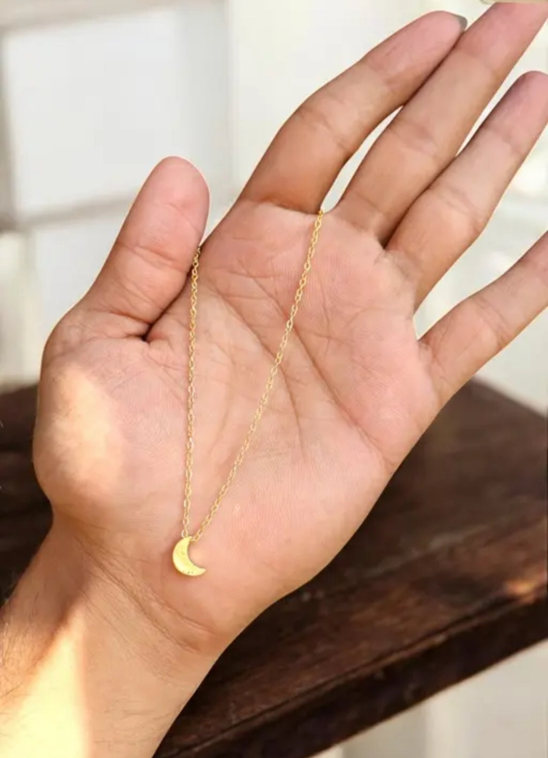 Pack of 5 primium design nacklace with design of moon heart-circle