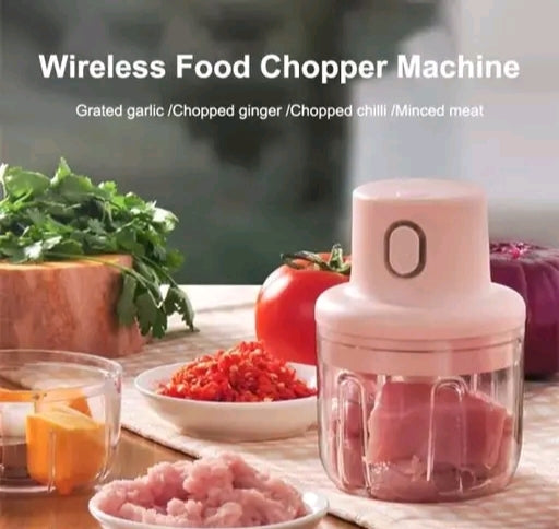 Mini Electric Chopper – One-Touch Quick Food Processor for Herbs, Nuts, Garlic & More!"