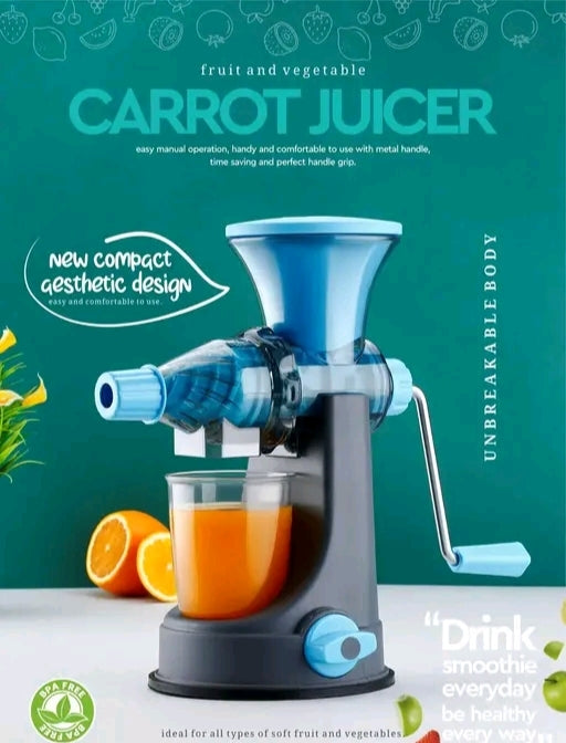 GREGY CARROT JUICER – Manual Fruit & Vegetable Juicer