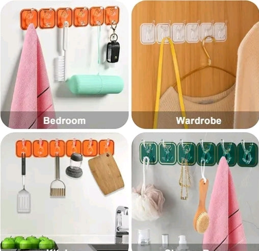 Heavy-Duty Mounting Strips - No Drill Hooks for Tile, Glass & Metal | 10KG Hold