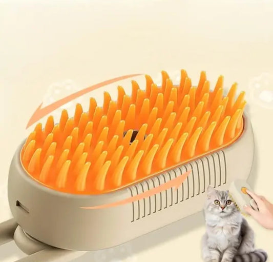2-in-1 Electric Pet Grooming Comb with Built-in Water Spray