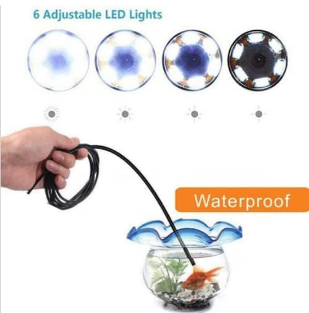 Vintage-Style Portable Phone Camera – Adjustable 6-Lens Waterproof IP67 for Retro Photography