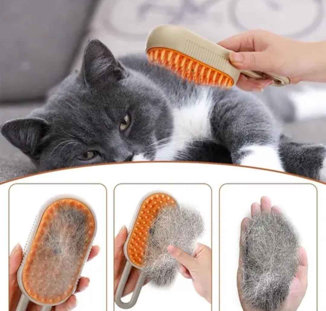 2-in-1 Electric Pet Grooming Comb with Built-in Water Spray