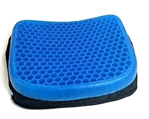 Gel Seat Cushion - Ergonomic Honeycomb Design for Office Chair, Car Seat, Wheelchair & More