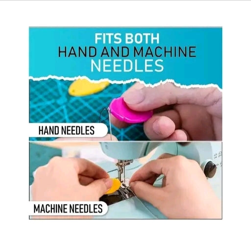 3-in-1 Needle Threader Kit with Free Seam Ripper – Universal for Hand & Machine Needles