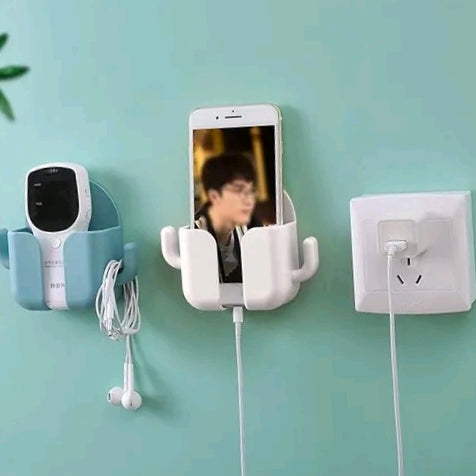 Adjustable Wall Mount Phone Holder – Hands-Free Vertical/Horizontal Viewing for Home & Office