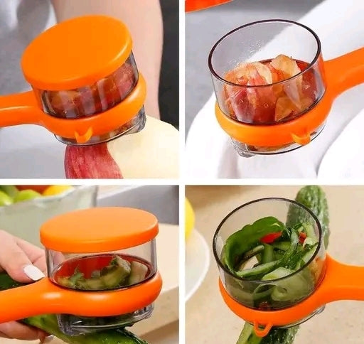 Vegetable & Fruit Storage Stand with Built-In Storage Containers – Space-Saving Kitchen Organizer