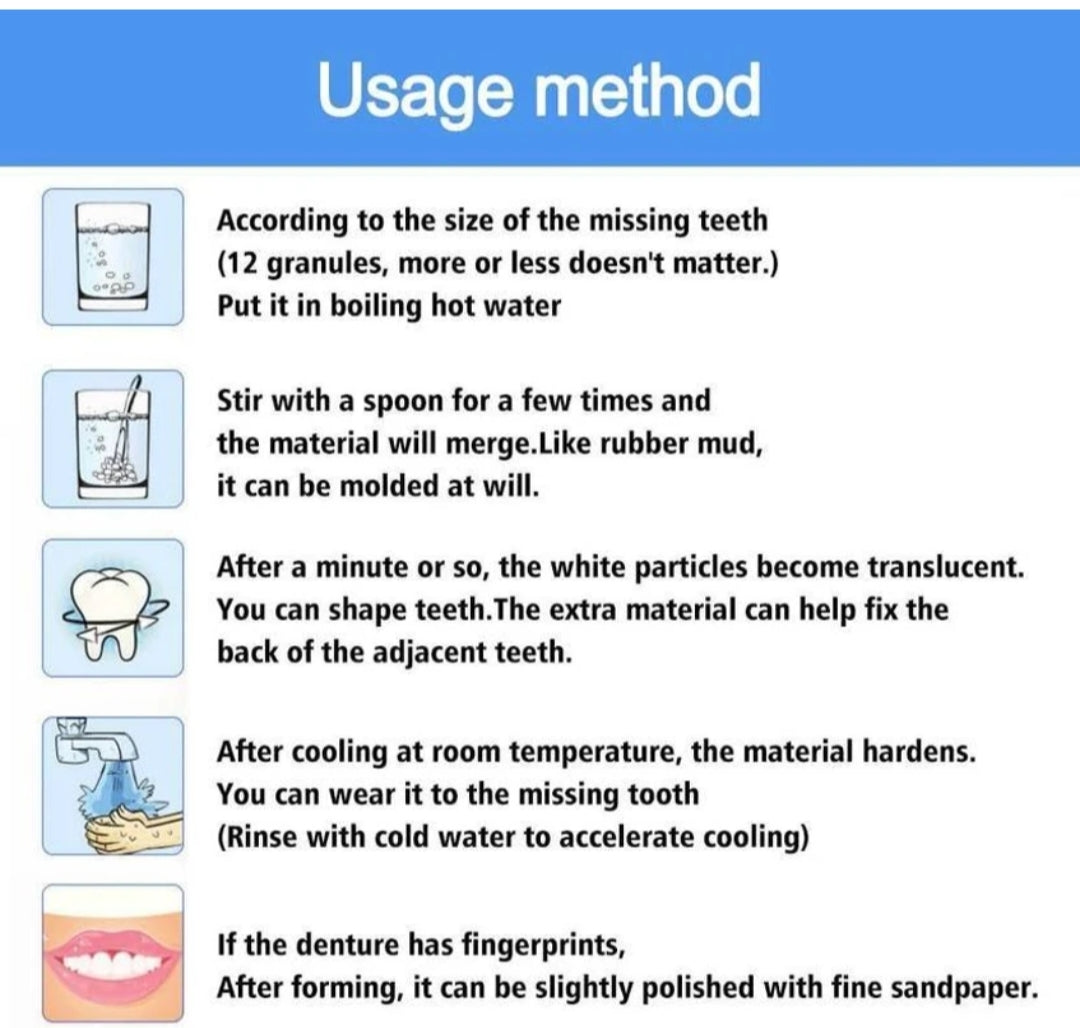 "Regain Your Perfect Smile in Minutes – No Dentist Needed!"