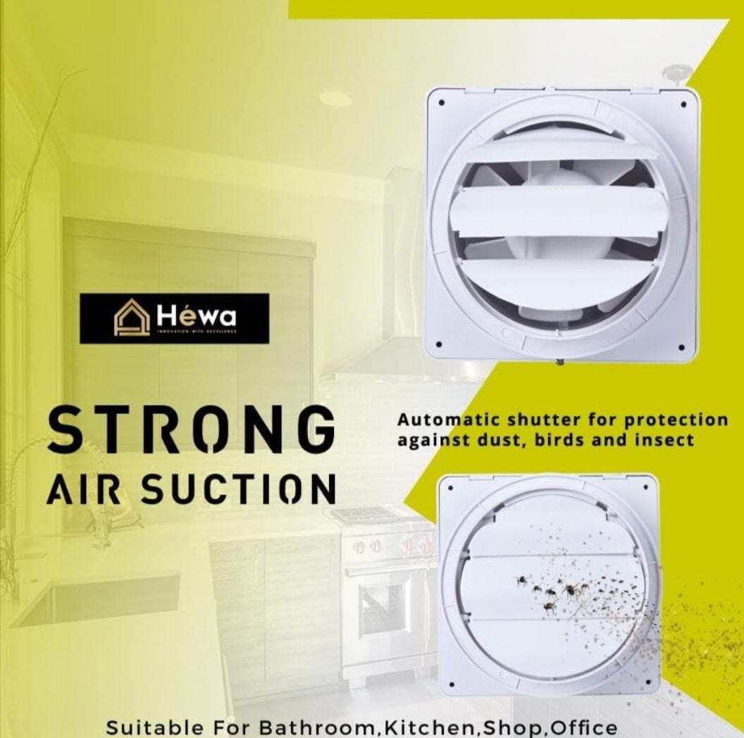 Howa Auto-Shutter Ventilation Fan – Dustproof & Rust-Proof