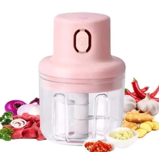 Mini Electric Chopper – One-Touch Quick Food Processor for Herbs, Nuts, Garlic & More!"