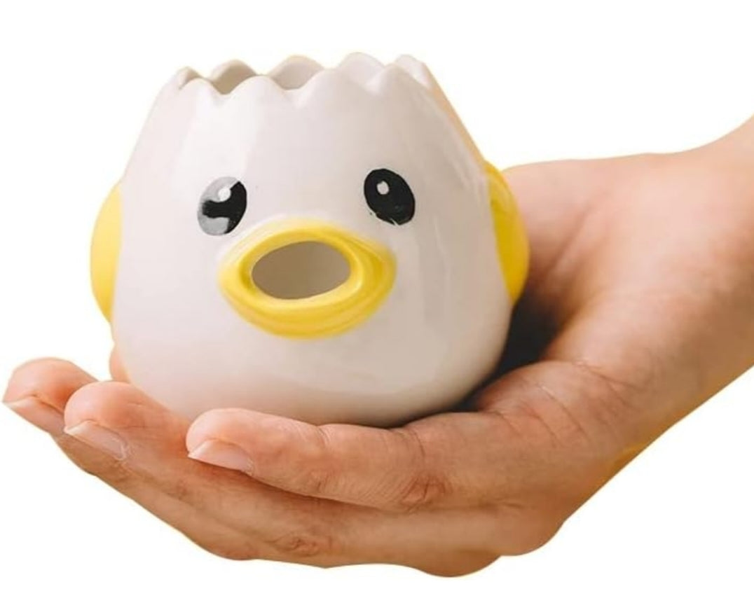 Handmade Ceramic Egg Separator – Perfect for Easy Egg White and Yolk Separation