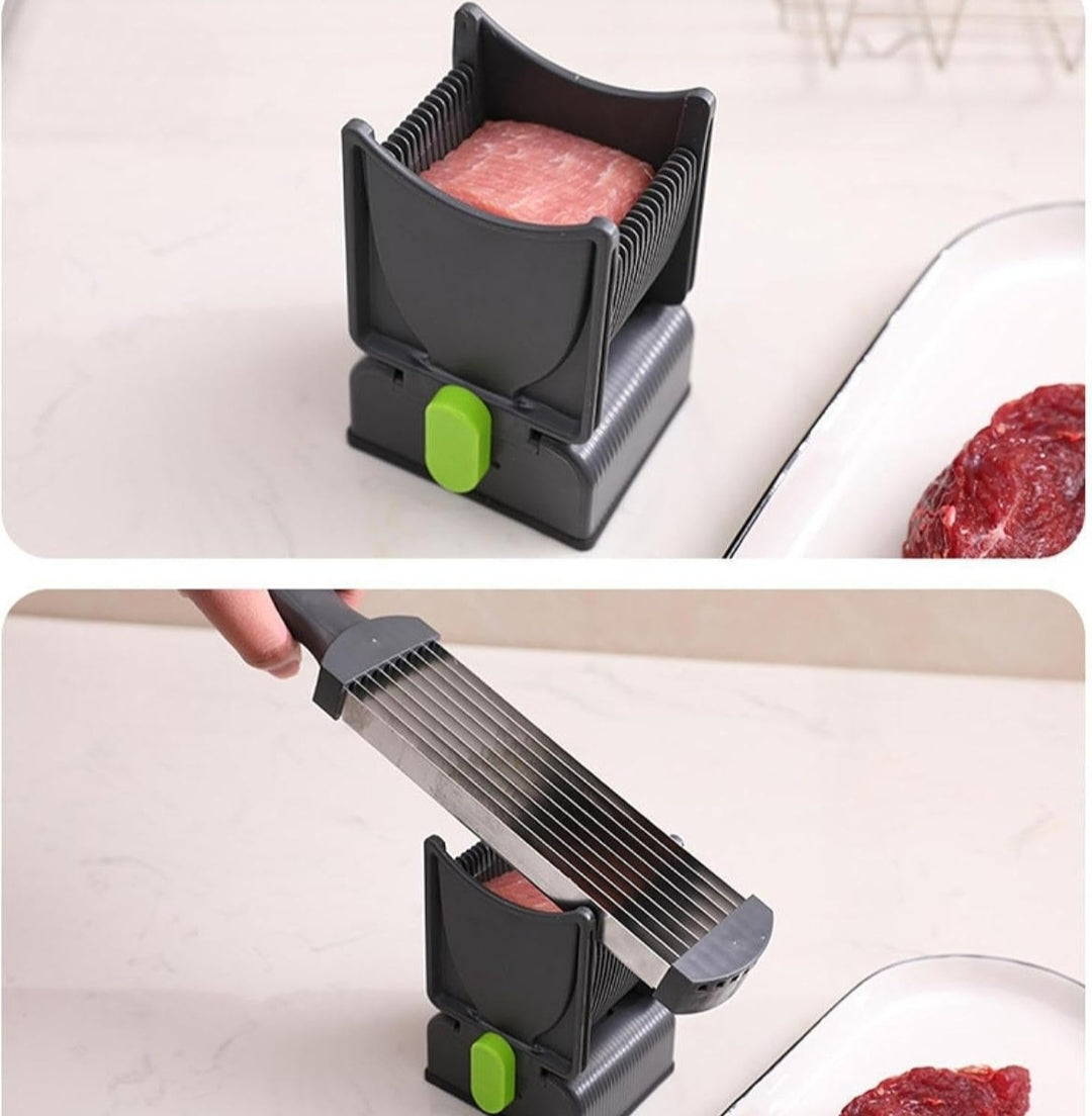 Portable Manual Meat Slicer – Compact, Handheld Food Cutter for Deli, Kitchen & Outdoor Use