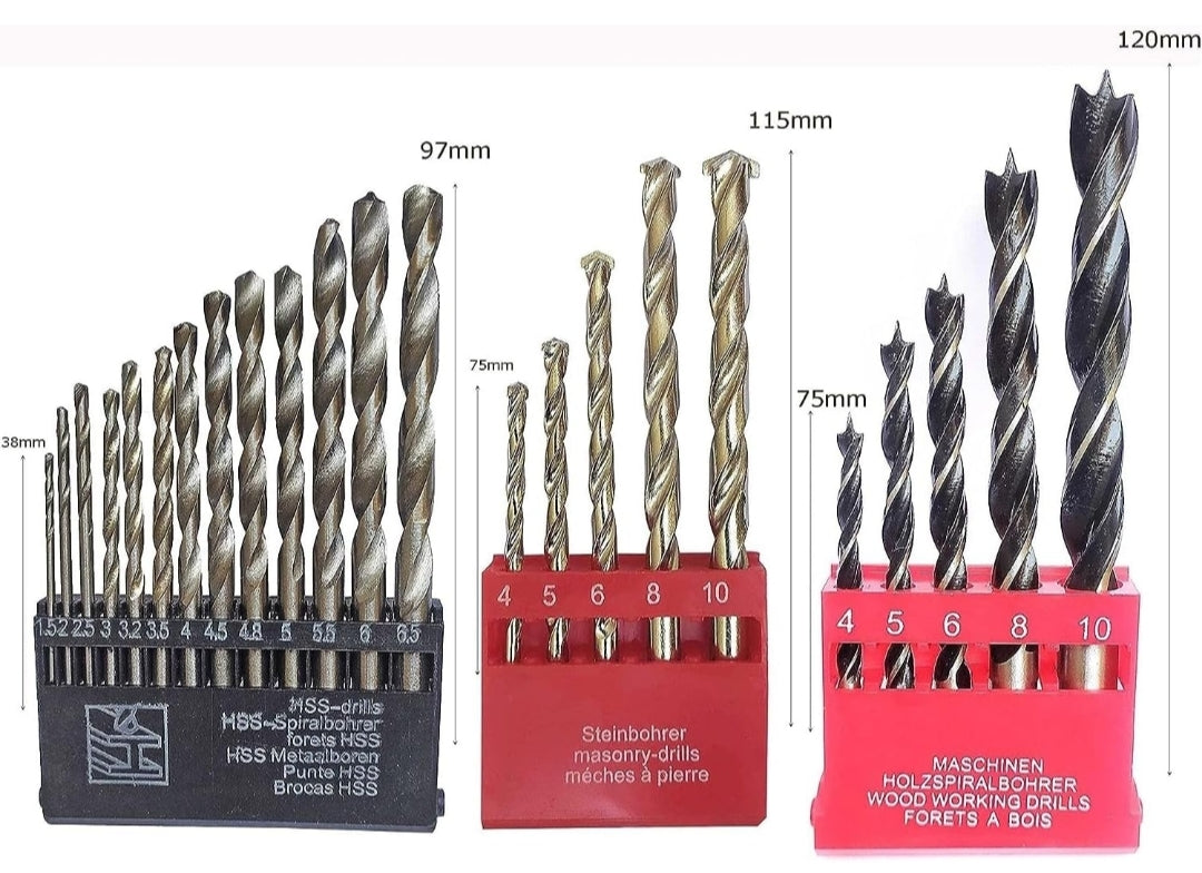 Inditrust 26mm Professional Rotary Hammer Drill Machine with Complete Drill Bit & Chisel Set | Multi-Function Hammer Drill for Concrete, Masonry, Wood & Metal
