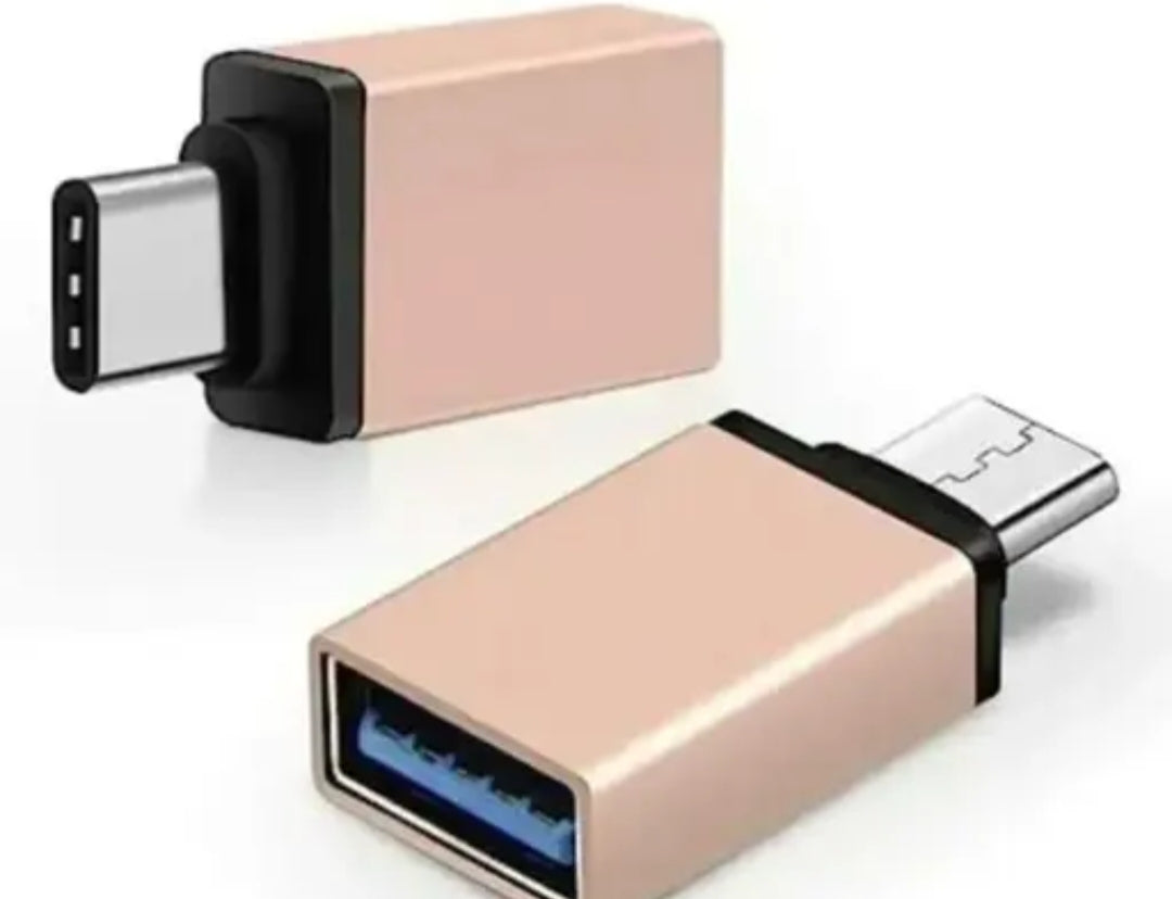 Type-C & Micro USB OTG Adapter – USB to Type-C/Micro USB Converter for Smartphones, Laptops & More