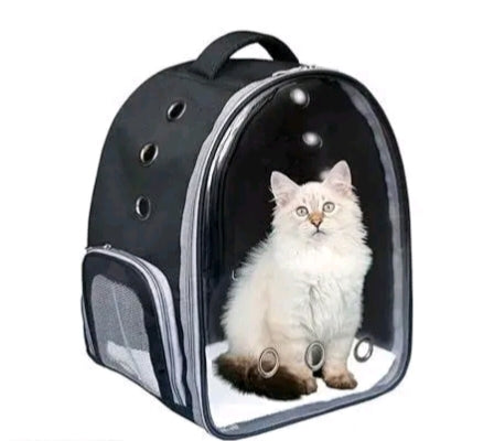 Portable Pet Carrier Bag – Travel-Friendly, Breathable & Stylish
