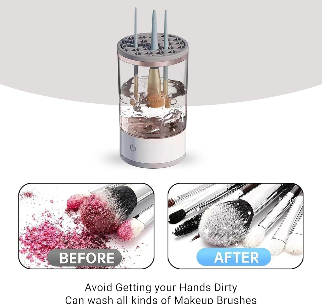 LEGEPRIME PICK High-Efficiency Makeup Cleaner Machine – One-Touch Sensor, Low Noise, Universal Brush Cleaning