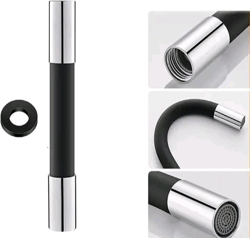 Universal 360° Rotatable Foaming Faucet Extension Tube – Anti-Splash, Water-Saving, Easy-Install Silicone Nozzle for Kitchen & Bathroom