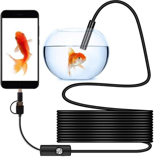 Vintage-Style Portable Phone Camera – Adjustable 6-Lens Waterproof IP67 for Retro Photography