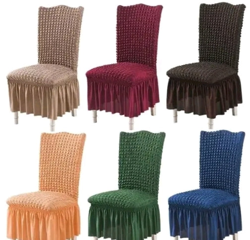 6-Pack Turkish Bubble Chair Covers – Stretchable Waterproof Protection for Egg Chairs in Vibrant Colors