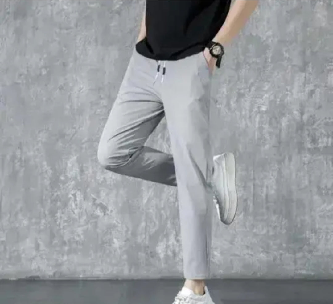 2-Piece Men’s Grey + Black Track Pants