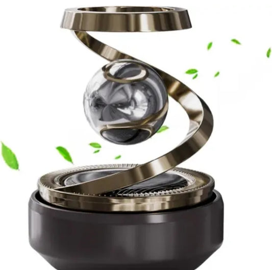 Spiral Car Air Freshener – Solar Powered & Rotating Design