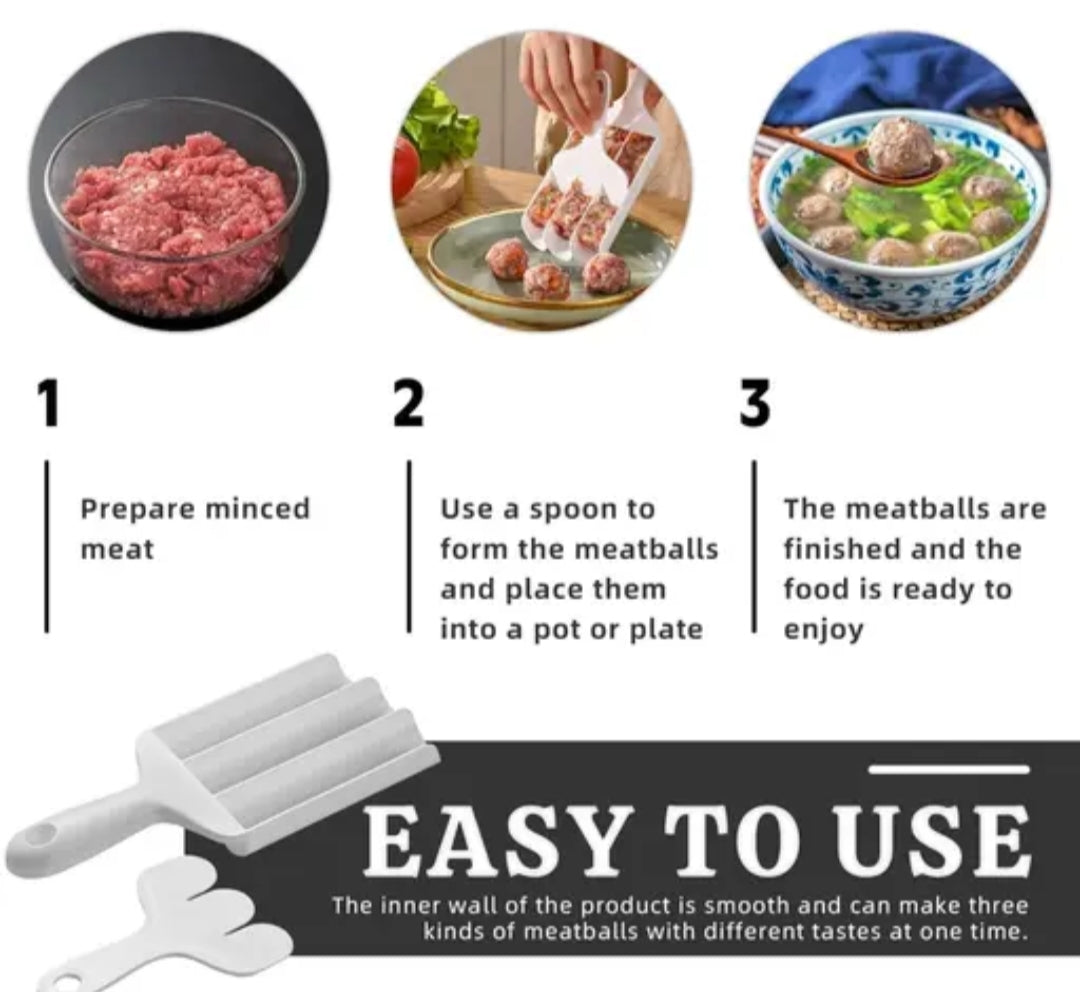 Pack of 2 meatballs maker which is helpful for your kitchen