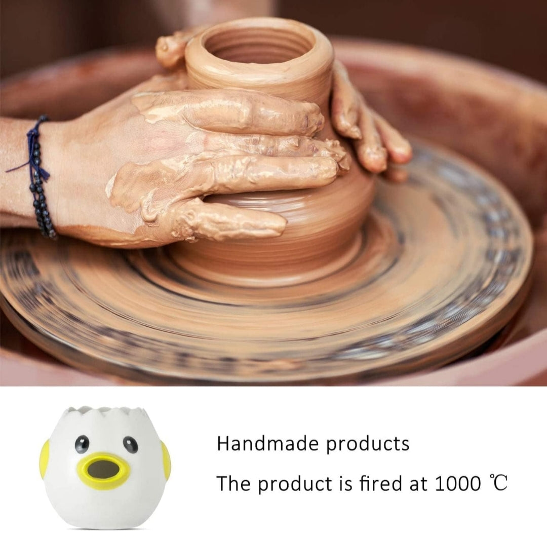 Handmade Ceramic Egg Separator – Perfect for Easy Egg White and Yolk Separation