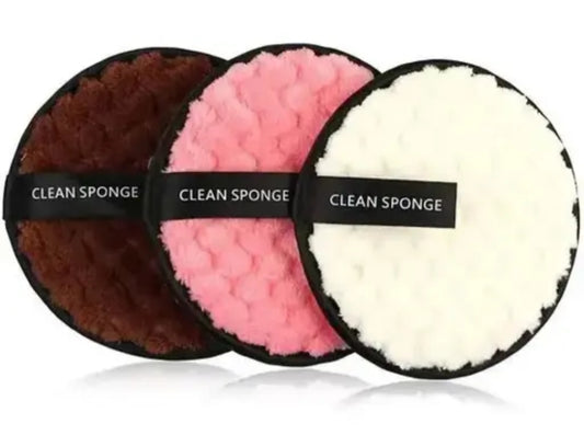 Eco-Friendly Reusable Makeup Remover Pads – Pack of 3
