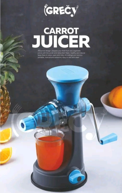 GREGY CARROT JUICER – Manual Fruit & Vegetable Juicer