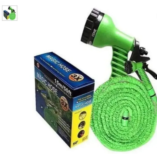 "Magic Hose 3X 50ft with Spray Nozzle and Packaging"