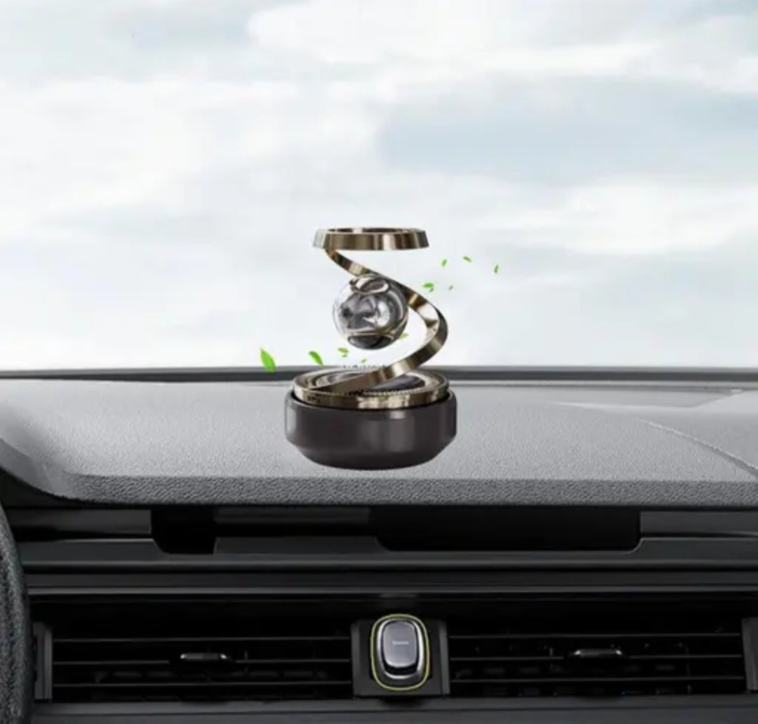 Spiral Car Air Freshener – Solar Powered & Rotating Design